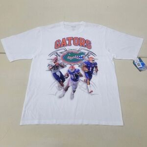 Vtg Florida Gators T Shirt Tebow Hernandez Harvin Crewneck Graphic Mens L Rare